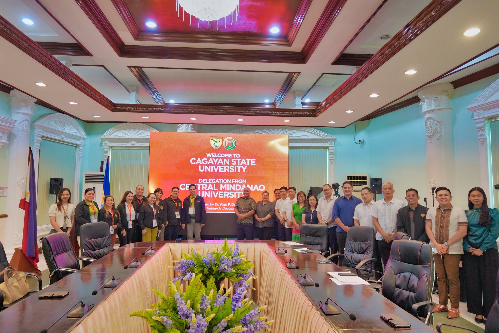 IN PHOTOS || CAGAYAN STATE UNIVERSITY WELCOMED DELEGATION OF THE CENTRAL MINDANAO UNIVERSITY (CMU), LED BY DR. photo 1